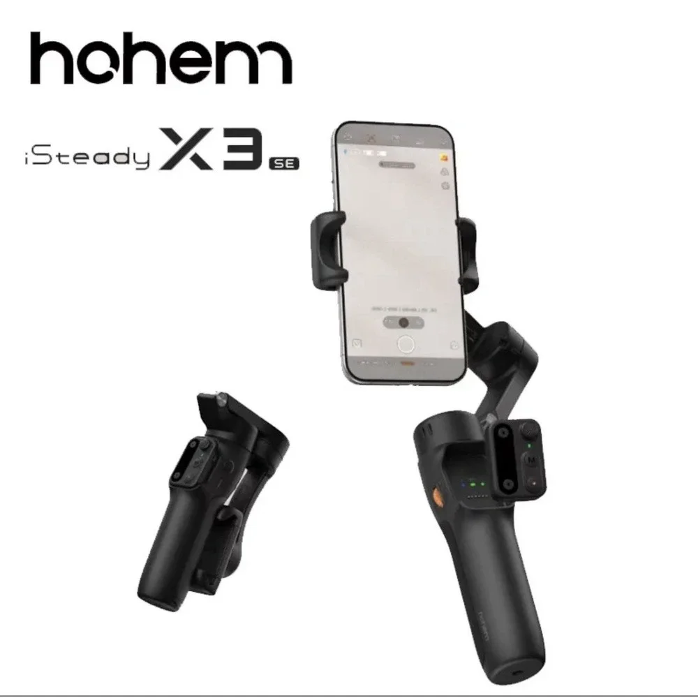 Hohem iSteady X3 SE  3-Axis Gimbal Handheld Stabilizer AI Face Follow for iPhone